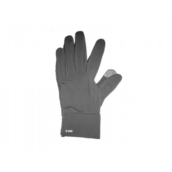 SBS TESPORTGLOVESXLG Touchscreen gloves Black Polyester,Spandex touchscreen gloves