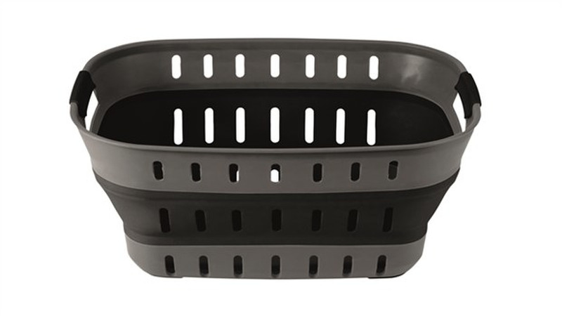 Outwell Collaps Basket Rechteckig Kunststoff, Thermoplastisches Elastomer (TPE) Schwarz, Grau Wäschekorb