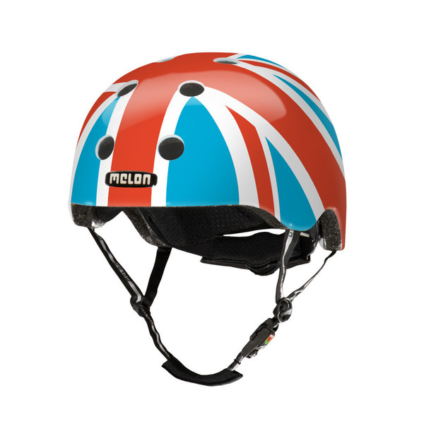 Melon Helmets Union Jack Summer Sky Vollschale M/L Blau, Rot, Weiß Fahrradhelm