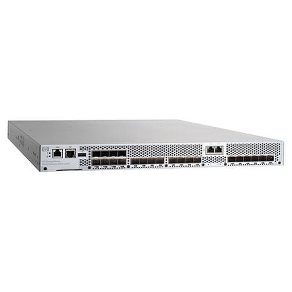 Hewlett Packard Enterprise 1606 FCIP 16-pt Enabled 8Gb FC 6-pt Enabled 1GbE Power Pack+ Switch