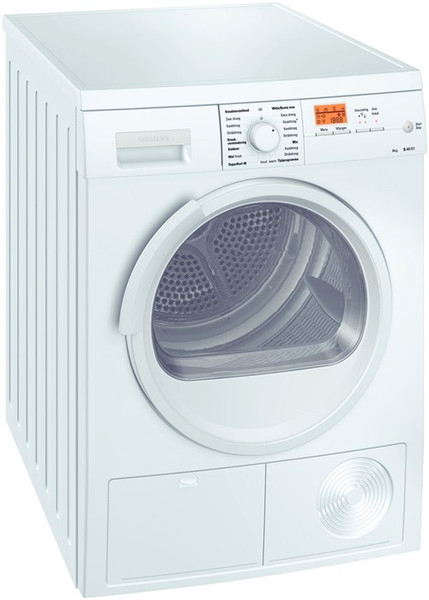 Siemens WT46S513NL freestanding Front-load 8kg White tumble dryer