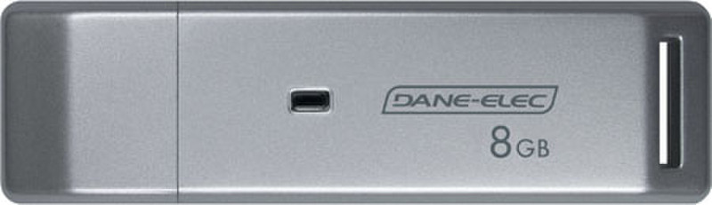 Dane-Elec 8GB zMate PRO 8ГБ USB 2.0 Тип -A Cеребряный USB флеш накопитель