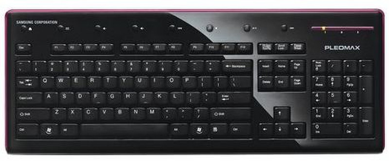 Samsung K-300 USB QWERTY Schwarz Tastatur