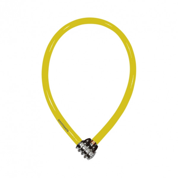 Kryptonite Keeper 665 Yellow 650mm Cable lock