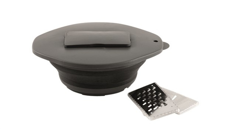 Outwell Collaps Bowl & lid w/grater Box grater Black