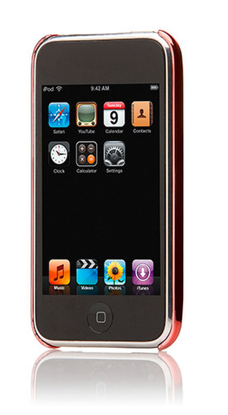 Cygnett Mercury Mirrored Case for iPod Touch 3G Red