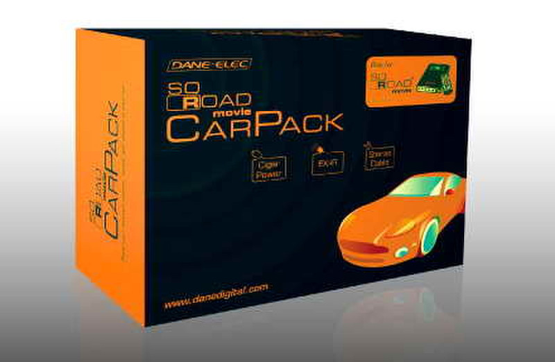 Dane-Elec So Road Movie CAR PACK Schwarz Digitaler Mediaplayer