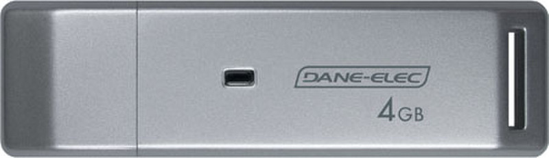 Dane-Elec 4GB zMate PRO 4GB USB 2.0 Typ A Silber USB-Stick