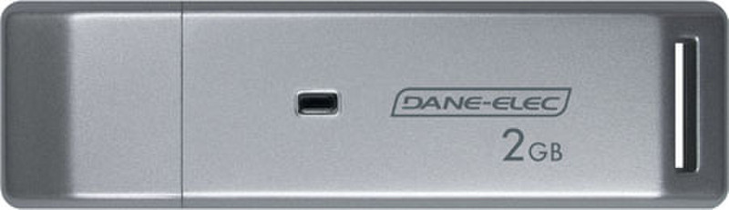 Dane-Elec 2GB zMate PRO 2ГБ USB 2.0 Тип -A Cеребряный USB флеш накопитель