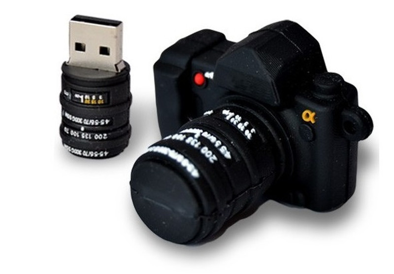 LevyDal USB 2.0 16GB 16ГБ USB 2.0 Type-A Черный USB флеш накопитель