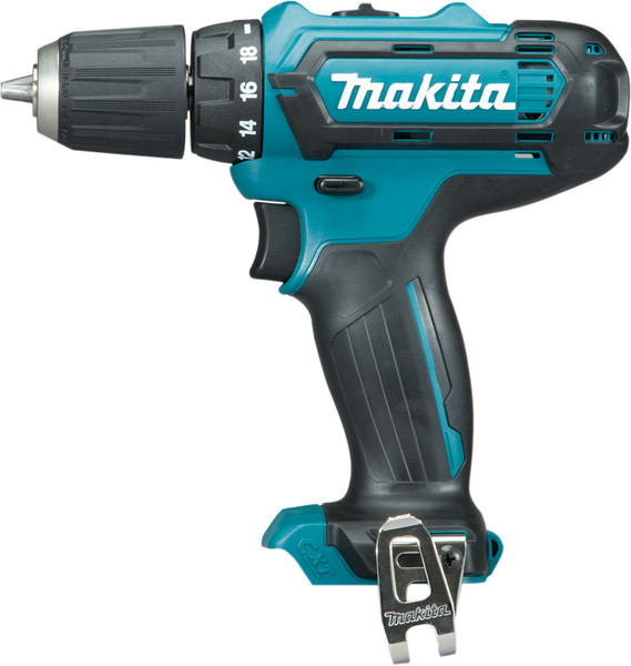 Makita DF331DZ Дрель с рукояткой пистолетного типа Литий-ионная (Li-Ion) 1100г Черный, Синий аккумуляторная комби-дрель