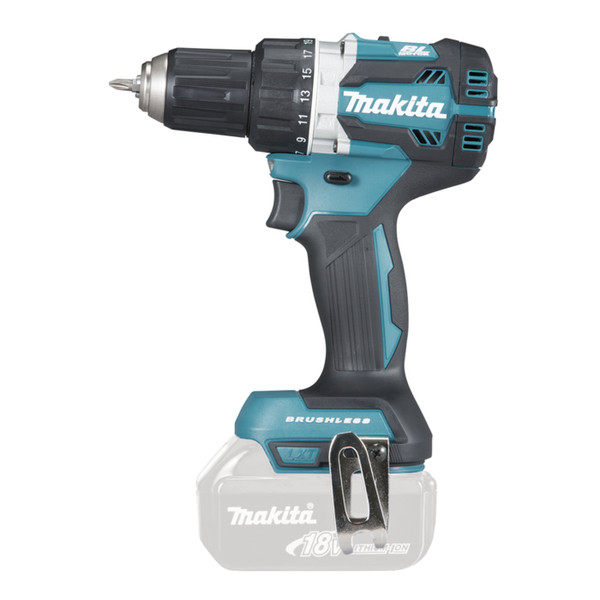 Makita DDF484Z Дрель с рукояткой пистолетного типа Литий-ионная (Li-Ion) 1600г Черный, Синий аккумуляторная комби-дрель