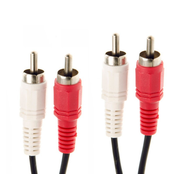 VCOM CV022-5.0 5m 2 x RCA 2 x RCA Schwarz, Rot, Weiß Audio-Kabel