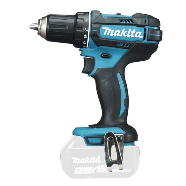 Makita DDF482Z Дрель с рукояткой пистолетного типа Литий-ионная (Li-Ion) 1500г Черный, Синий аккумуляторная комби-дрель