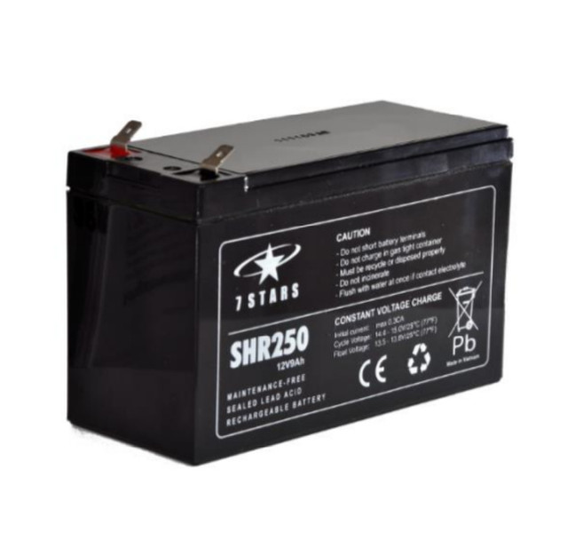 7STARS SHR 250 Sealed Lead Acid (VRLA) 9Ah 12V UPS battery