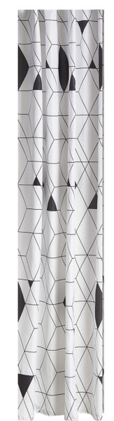 Zone Denmark HARLEQUIN Polyester Black shower curtain