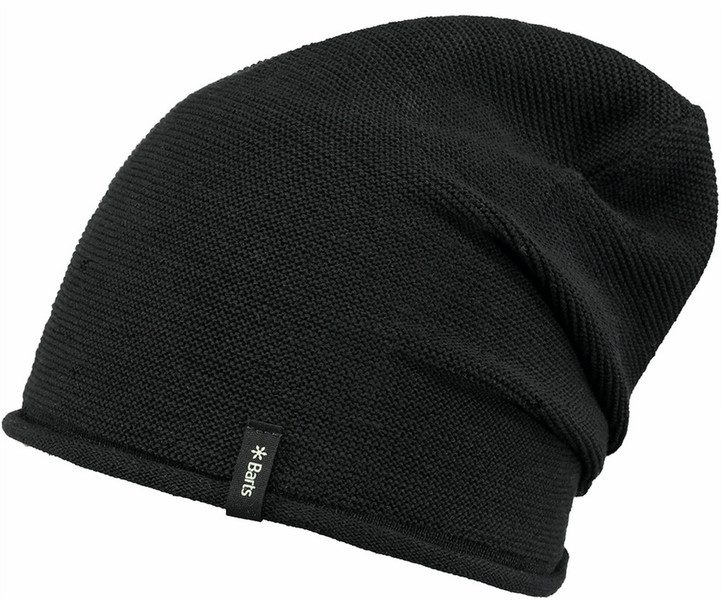 Barts 8337001 Встроенные в шапку Хлопок Черный шапка