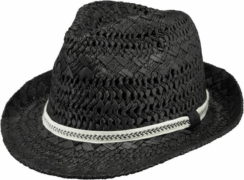 Barts 84273011 M Straw hat Paper Black
