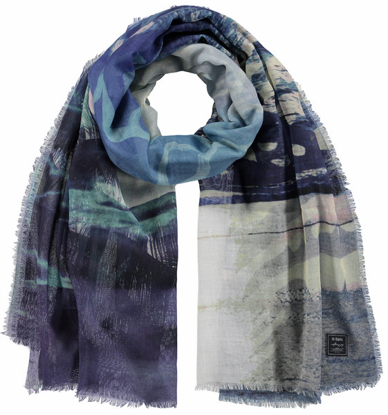 Barts 8740004 Blue,Multicolour,White Polyester Women scarf