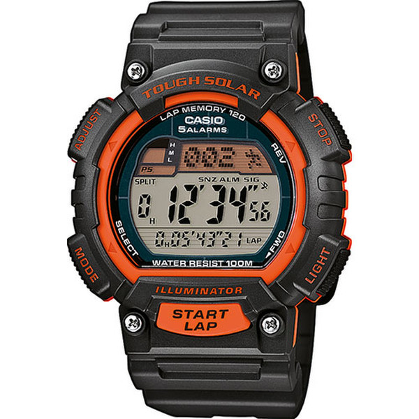 Casio STL-S100H-4AVEF Wristwatch Unisex Tough Solar Black,Orange watch