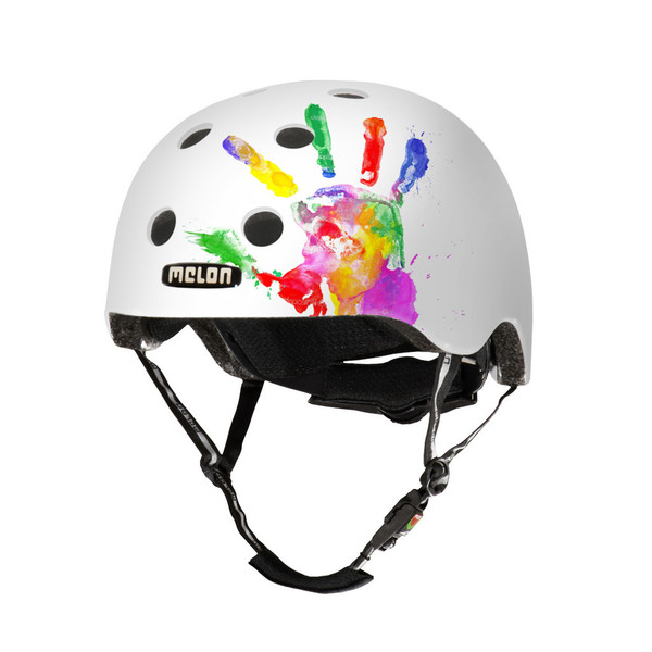 Melon Helmets DMUA.P034M.XS Vollschale XXS/S Mehrfarben, Weiß Fahrradhelm
