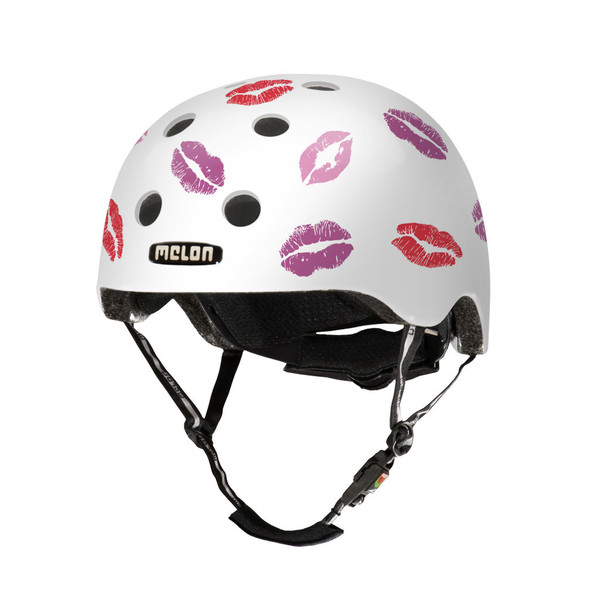 Melon Helmets DMUA.G086G.XL Vollschale XL/XXL Rot, Violett, Weiß Fahrradhelm