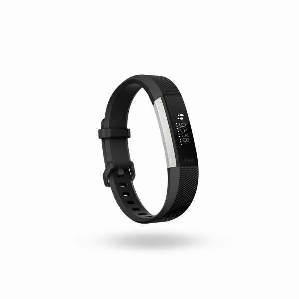 Fitbit Alta HR Wristband activity tracker OLED Проводной/беспроводной Черный, Нержавеющая сталь