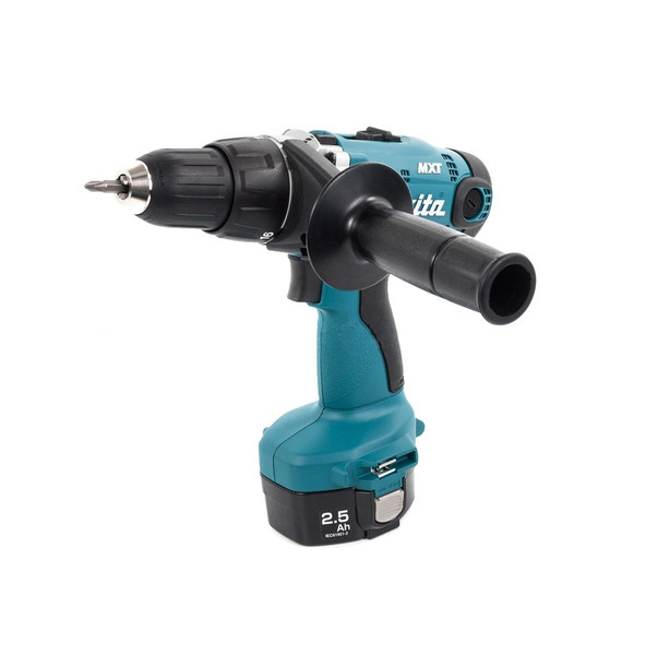 Makita 6339DWDE Дрель с рукояткой пистолетного типа Никель-металл-гидридный (NiMH) 2.5А·ч 2400г Черный, Синий аккумуляторная комби-дрель