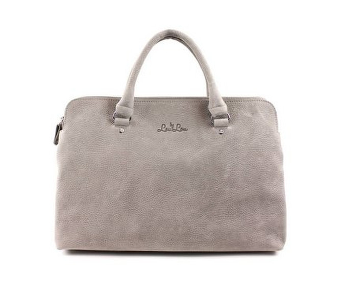 LouLou 12BAG Sahara Trapezoid bag Leather Grey