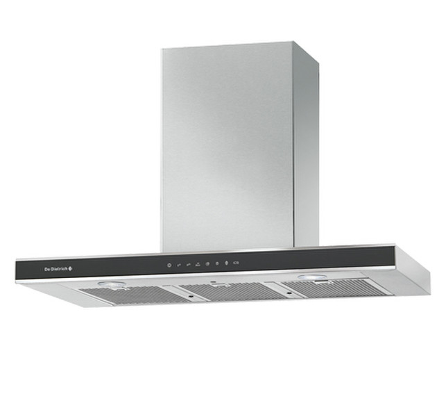 De Dietrich DHD1129DG Wall-mounted 540m³/h B Black,Stainless steel cooker hood