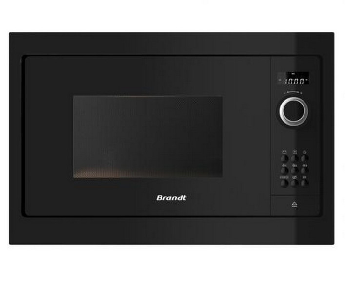 Brandt BMS6115B Built-in Solo microwave 26L 900W Black microwave