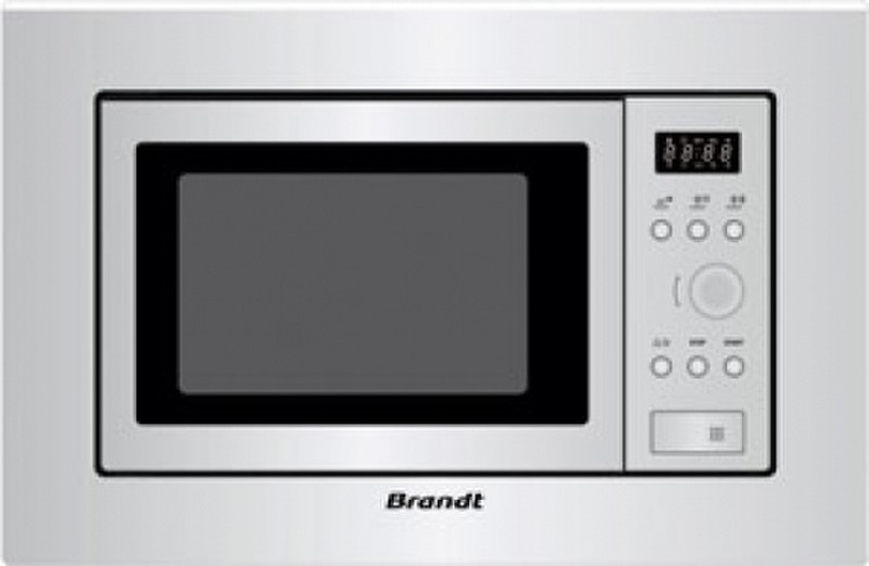 Brandt BMS6115W Built-in Solo microwave 26L 900W White microwave