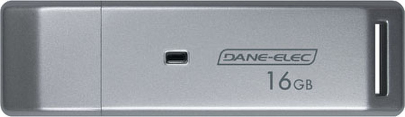 Dane-Elec 16GB zMate PRO 16ГБ USB 2.0 Тип -A Cеребряный USB флеш накопитель
