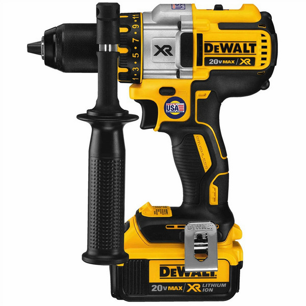 DeWALT DCD990M2 Дрель с рукояткой пистолетного типа Литий-ионная (Li-Ion) 4А·ч 2080г Черный, Желтый аккумуляторная комби-дрель