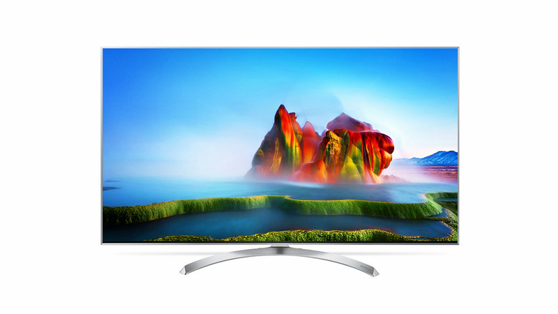 LG 49SJ810V 49Zoll 4K Ultra HD Smart-TV WLAN Silber, Weiß LED-Fernseher