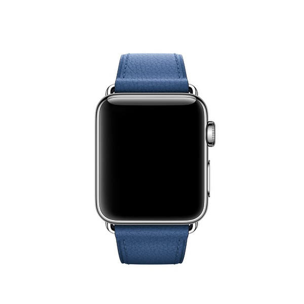 Apple 38mm Sapphire Classic Buckle Demo Band Blue Leather