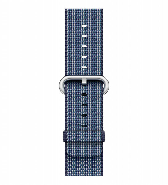 Apple 42 mm Armband aus gewebtem Nylon, Mitternachtsblau