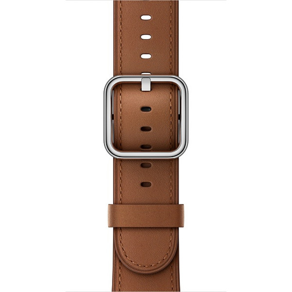 Apple 42mm Saddle Brown Classic Buckle Demo Band Brown Leather