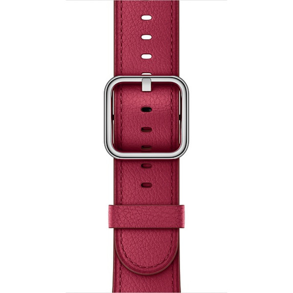 Apple 42mm Berry Classic Buckle Demo Band Bordeaux Leather
