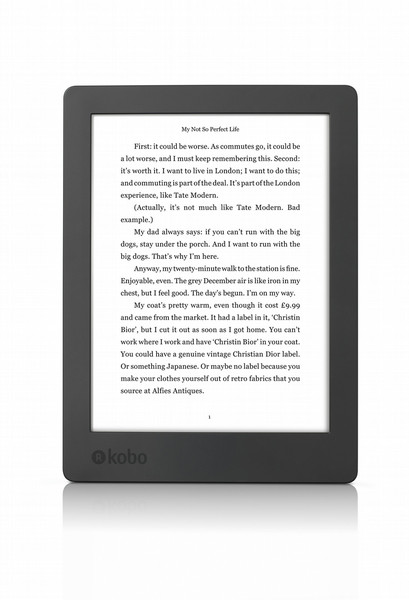 Kobo Aura H2O 6.8Zoll Touchscreen 8GB WLAN Schwarz eBook-Reader