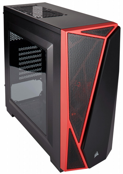 Corsair Carbide Spec-04 Midi-Tower Schwarz, Rot Computer-Gehäuse