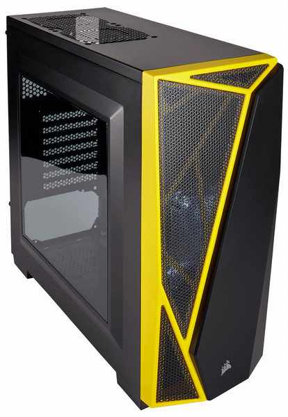 Corsair Carbide Spec-04 Midi-Tower Schwarz, Gelb Computer-Gehäuse