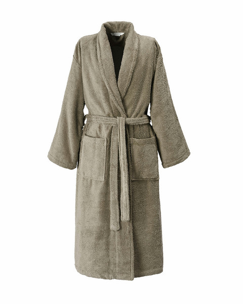 De Witte Lietaer Etrusk Unisex Cotton L Taupe bath robe