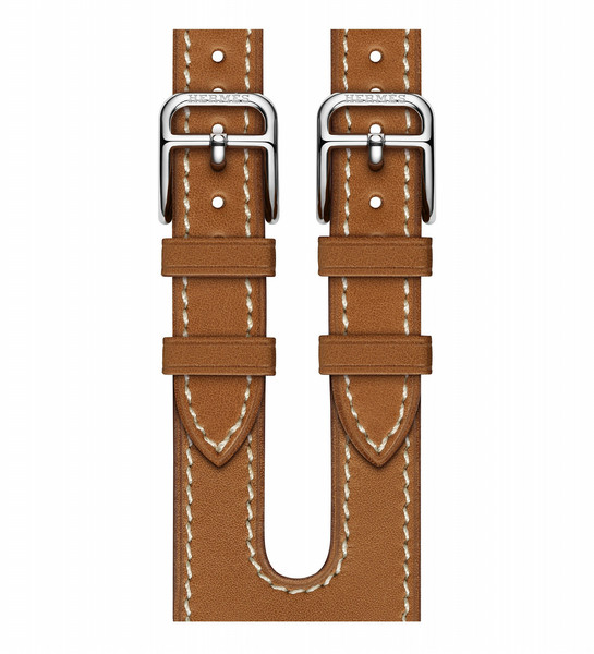 Apple Hermès 38mm Fauve Barenia Leather Double Buckle Cuff