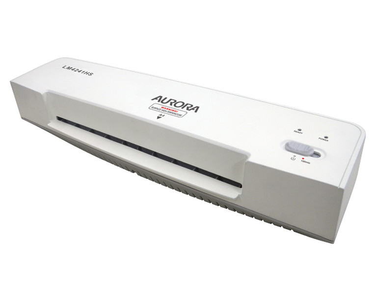 Aurora LM3241HS Cold/hot laminator 480mm/min Weiß Laminiergerät