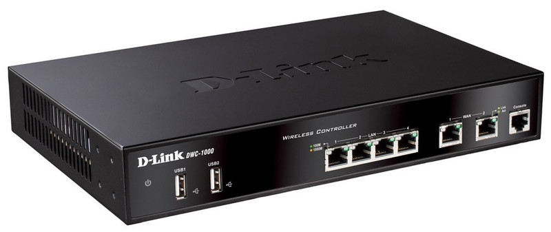 D-Link DWC-1000/E Eingebauter Ethernet-Anschluss WLAN Netzwerk-Management-Gerät