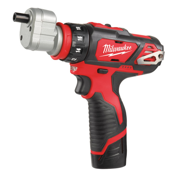 Milwaukee M12 BDDX-202C Pistol grip drill Lithium-Ion (Li-Ion) 2Ah 1200g Black,Red