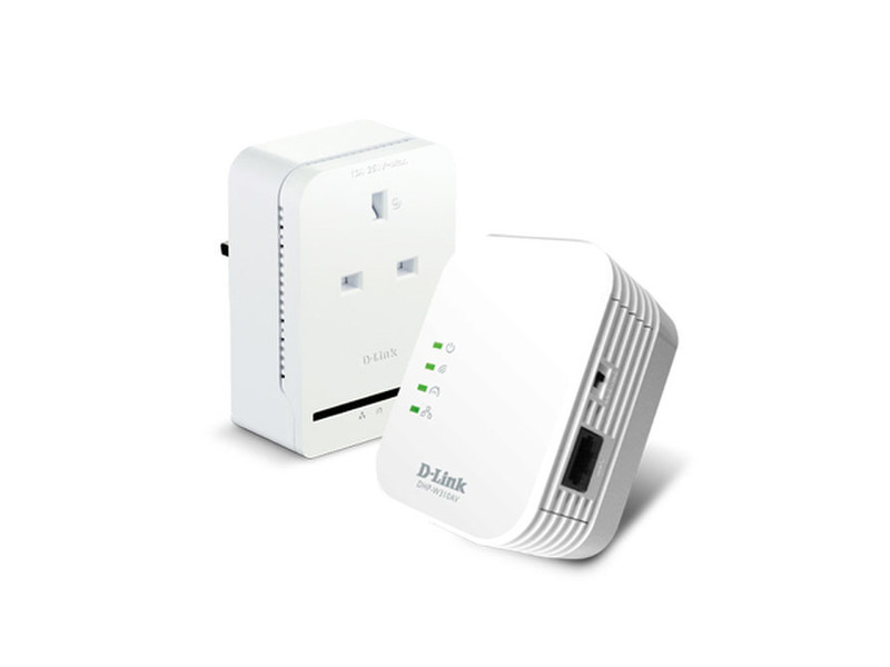 D-Link DHP-WP311AV 300Мбит/с Подключение Ethernet Wi-Fi Белый 1шт PowerLine network adapter