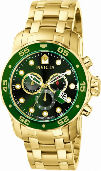 Invicta Pro Diver Bracelet watch Male Gold