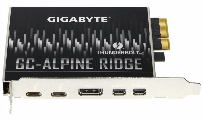 Gigabyte GC-ALPINE RIDGE (rev. 1.0) Внутренний Thunderbolt 3 интерфейсная карта/адаптер